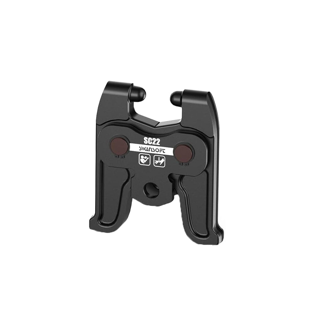 Kit de bagues à sertir en cuivre SC22 SWANSOFT avec 4 bagues à sertir de 1/2" à 1-1/4", 1 adaptateur rotatif SC22 à 180° compatible avec les outils Propress compacts de 22-24 kN avec mallette-Applicable à|SW-1525/SW-12522