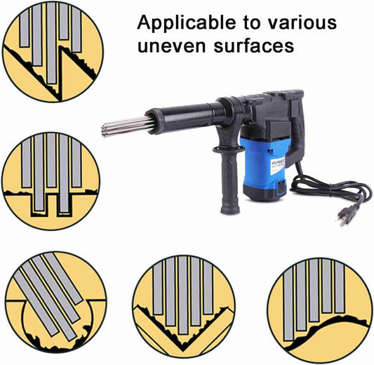 SWANSOFT Electric Needle Scaler, 1100W High-Power Pistol Grip Needle Scaler, Industrial Grade Needle Scaler for Removal of Rust, Weld Slag and Paint