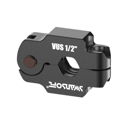 Kit d'anneaux de sertissage en cuivre SWANSOFT SC22 avec 4 anneaux de sertissage de 1/2" à 1-1/4", 1 adaptateur rotatif SC22 à 180° compatible avec les outils de sertissage compacts 22-24 kN avec étui