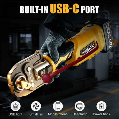 2-in-1 Hydraulic Electric Cable Crimping/Cutting Tool SW-2130