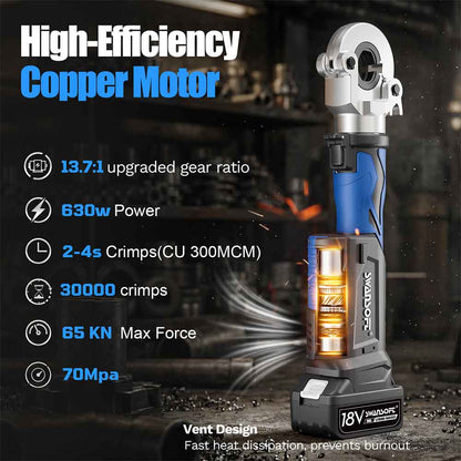 Hydraulic Maltilayer Crimping Tool, V+U+TH Complete Kit, Battery Multilayer Pliers 301B