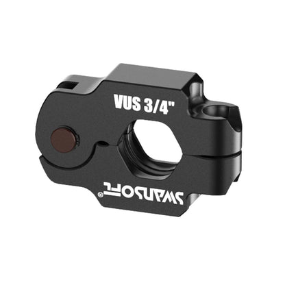 Kit d'anneaux de sertissage en cuivre SWANSOFT SC22 avec 4 anneaux de sertissage de 1/2" à 1-1/4", 1 adaptateur rotatif SC22 à 180° compatible avec les outils de sertissage compacts 22-24 kN avec étui