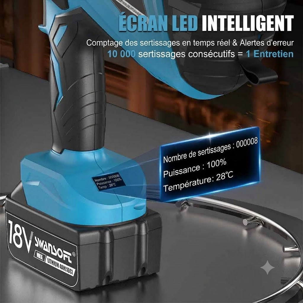 Hydraulic Multilayer Press Tool with V/U/TH Contours, 65KN Professional Crimping Pliers|SW-302A