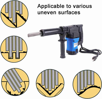 SWANSOFT Electric Needle Scaler, 1100W High-Power Pistol Grip Needle Scaler, Industrial Grade Needle Scaler for Removal of Rust, Weld Slag and Paint