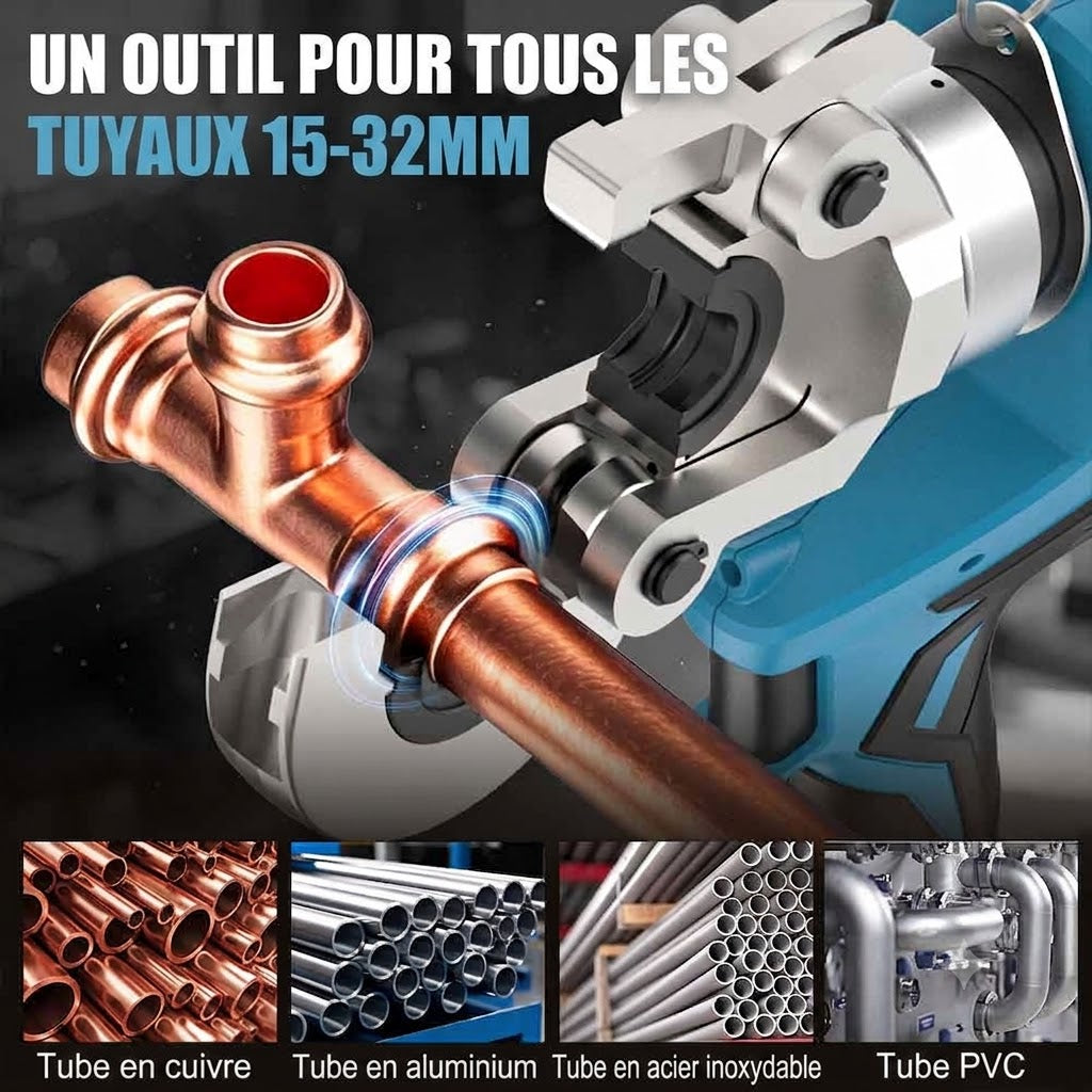 Hydraulic Multilayer Press Tool with V/U/TH Contours, 65KN Professional Crimping Pliers|SW-302A