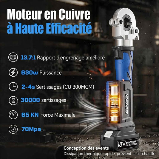 Hydraulic Maltilayer Crimping Tool, V+U+TH Complete Kit, Battery Multilayer Pliers|SW-301B