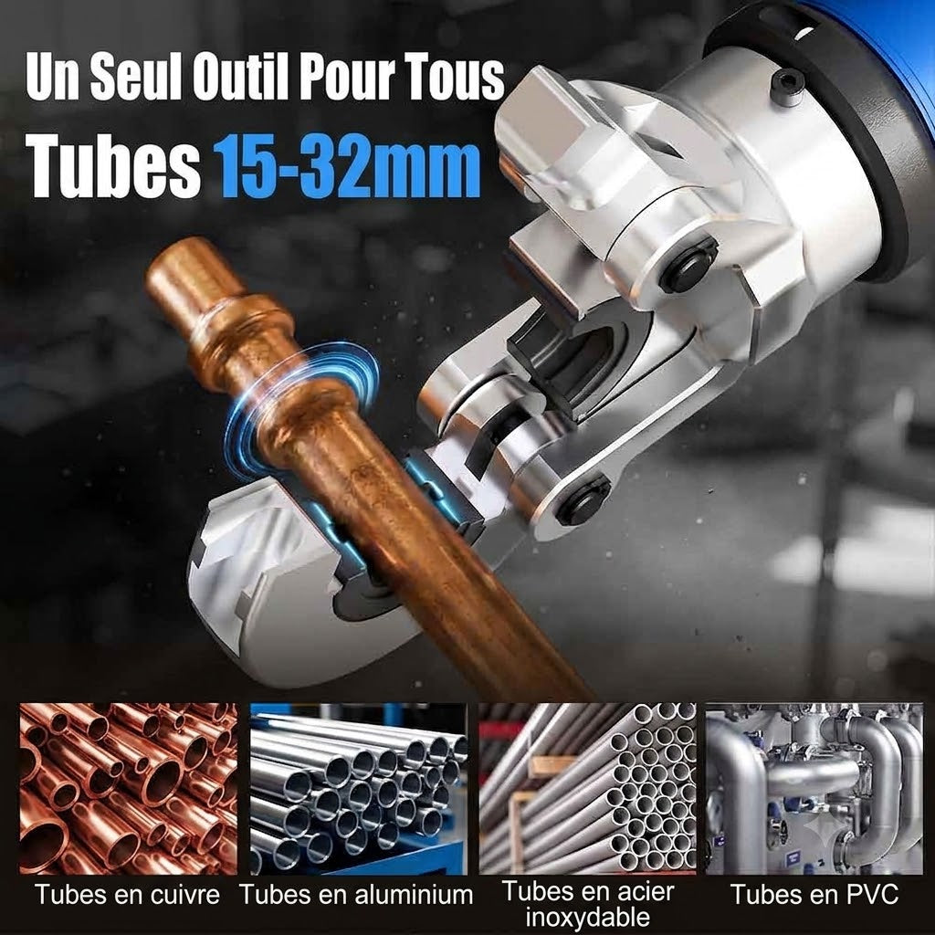 Hydraulic Maltilayer Crimping Tool, V+U+TH Complete Kit, Battery Multilayer Pliers|SW-301B