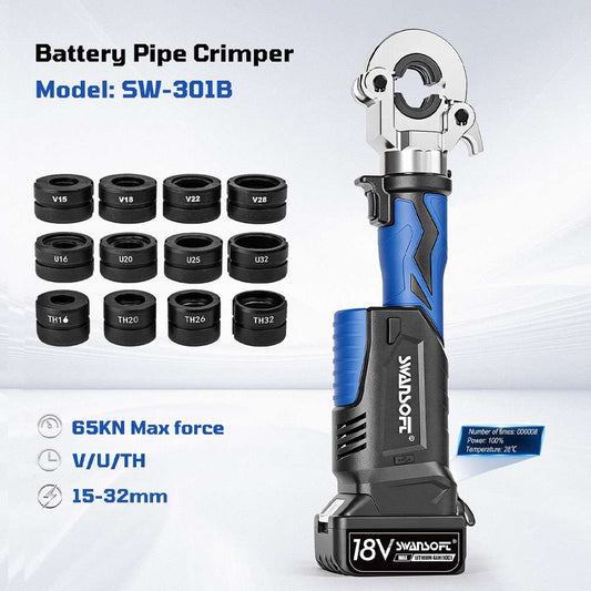 Hydraulic Maltilayer Crimping Tool, V+U+TH Complete Kit, Battery Multilayer Pliers 301B