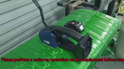 Electric Strapping Machine for Width 0.51" - 0.63" PP PET Straps, Battery Powered Automatic Tension Strapping Tool for Packaging 3200N|SST-320B