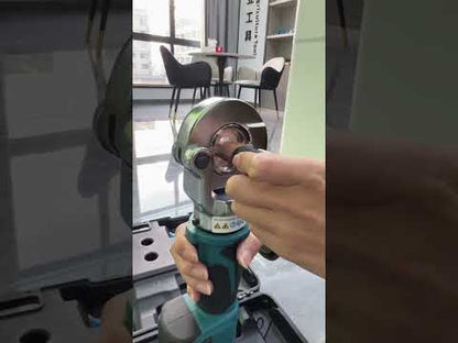 Pince à sertir hydraulique électrique avec 11 matrices standard, kit d'outils de sertissage de cosses de câble de batterie | SW-300B